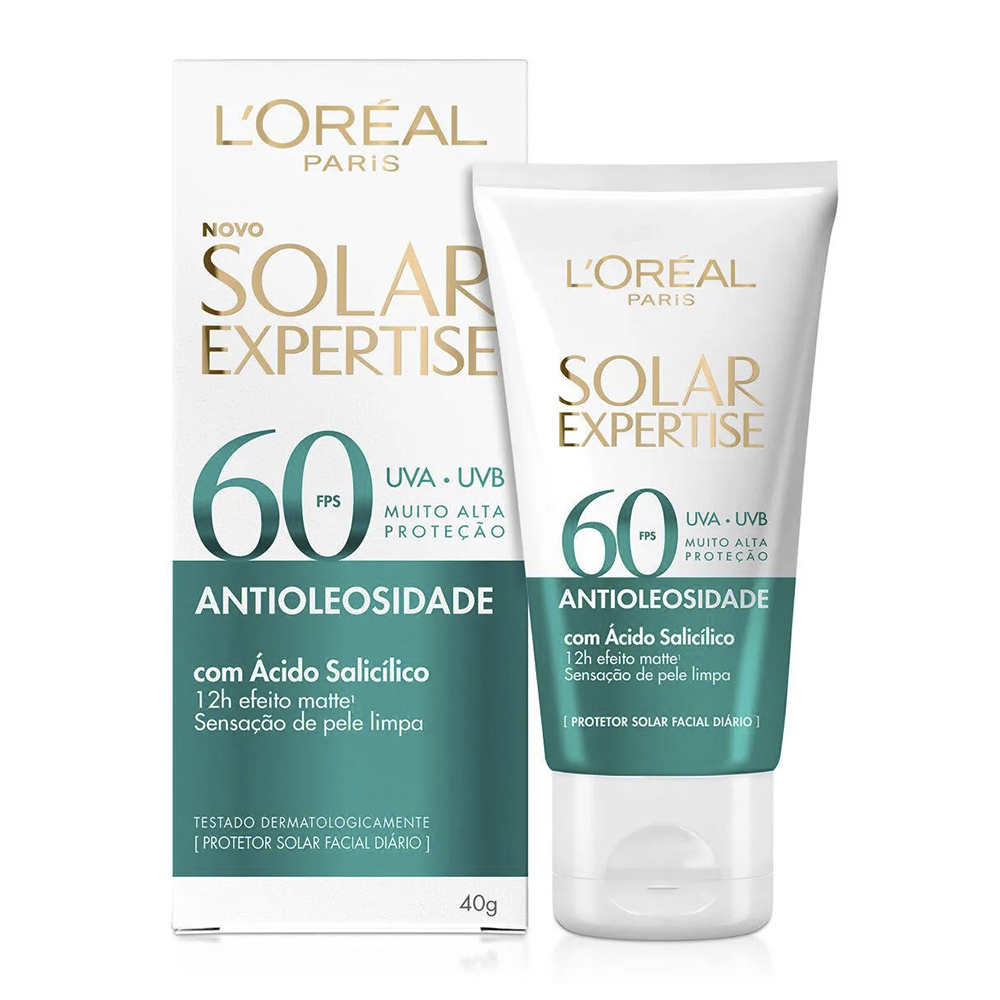 Protetor Solar Facial Loreal Expertise Antioleosidade FPS60  40g