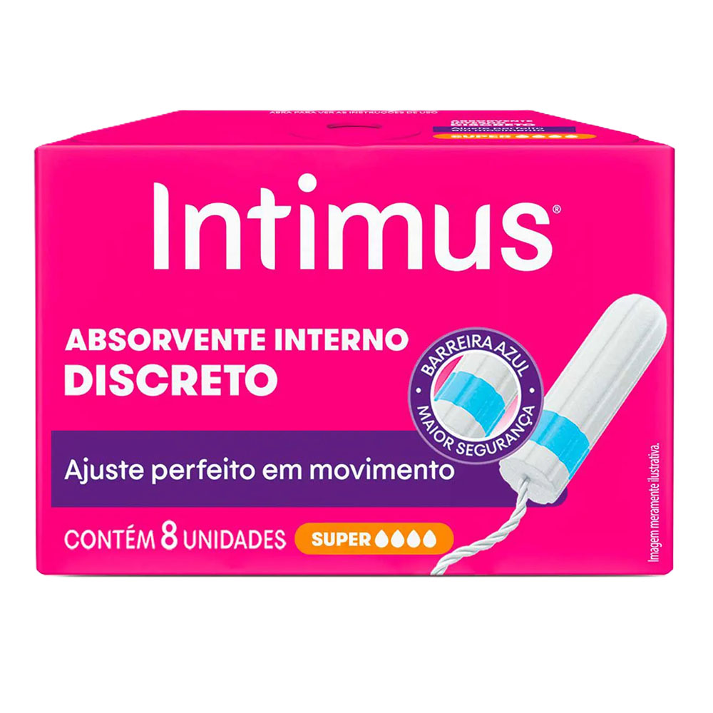 Absorvente Intimus Interno Super 8 Unidades