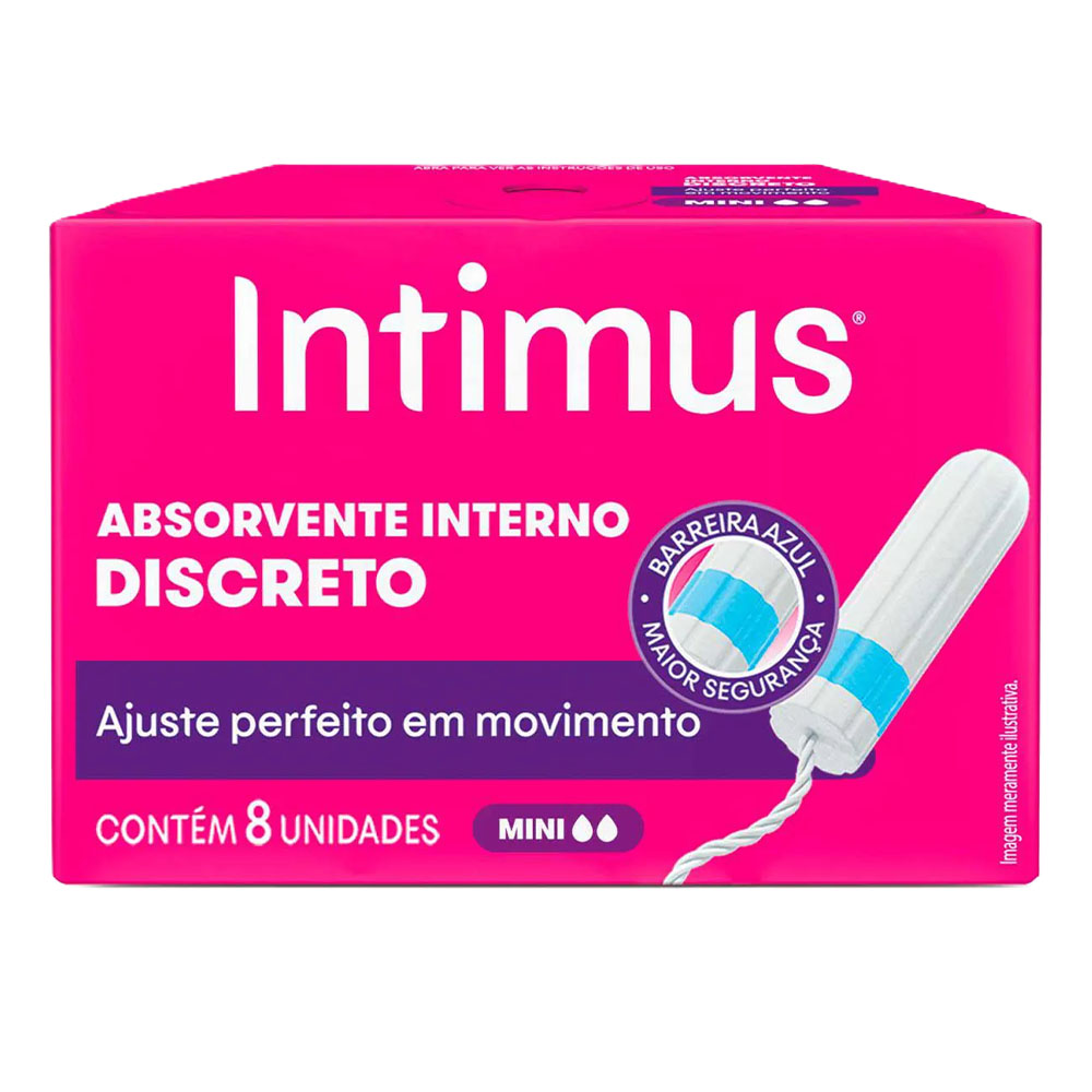 Absorvente Intimus Interno Mini 8 Unidades