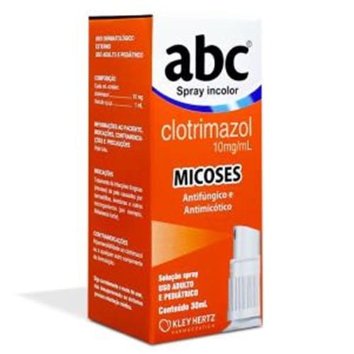 ABC Spray 30ml 10mg/Ml Solução de Uso Dermatológico - Kley Hertz