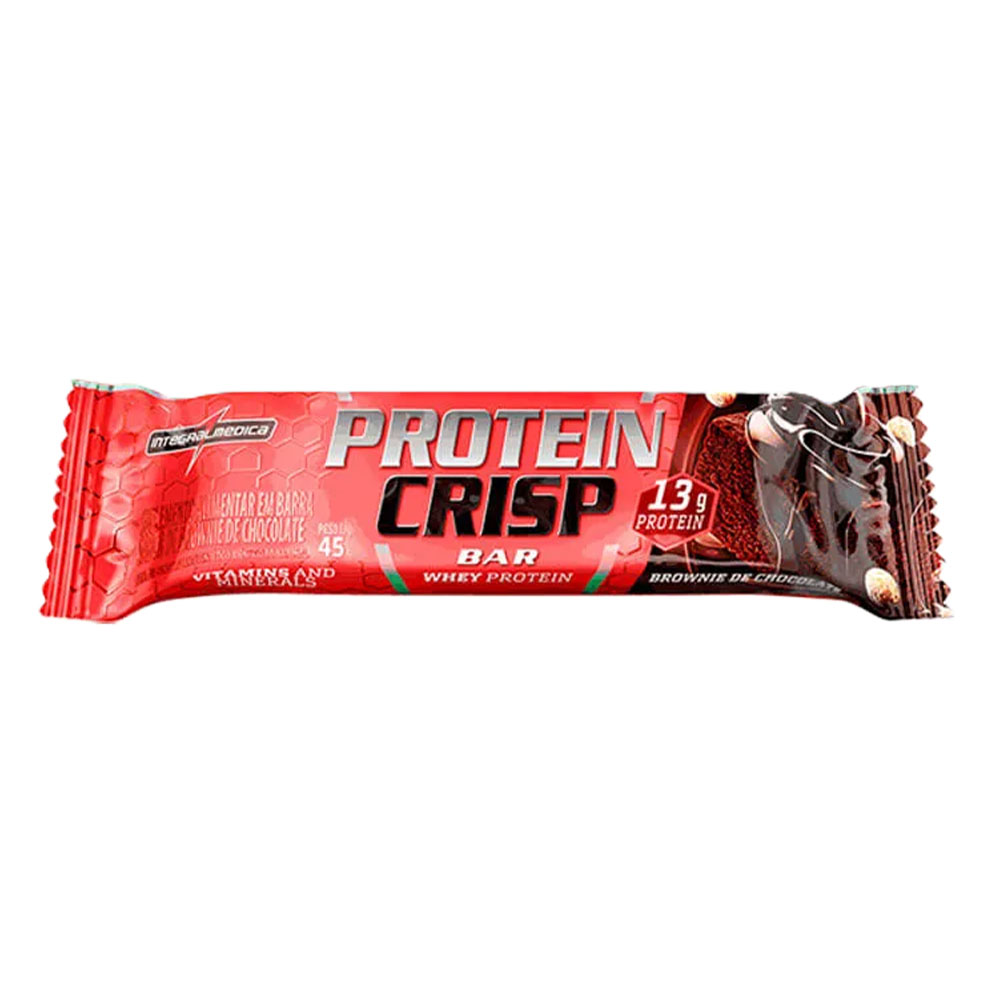 Barra Proteina Crisp 45g Brownie de Chocolate - Integralmedica