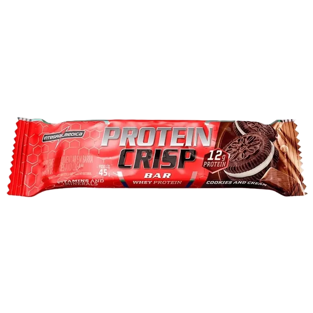 Barra Proteina Crisp 45g Cookies And Cream - Integralmedica