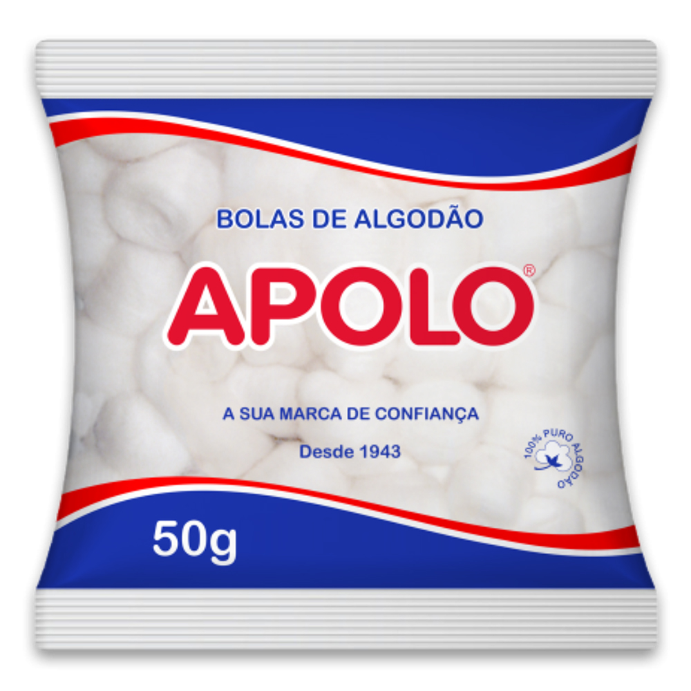 Algodão Bola Apolo 50g