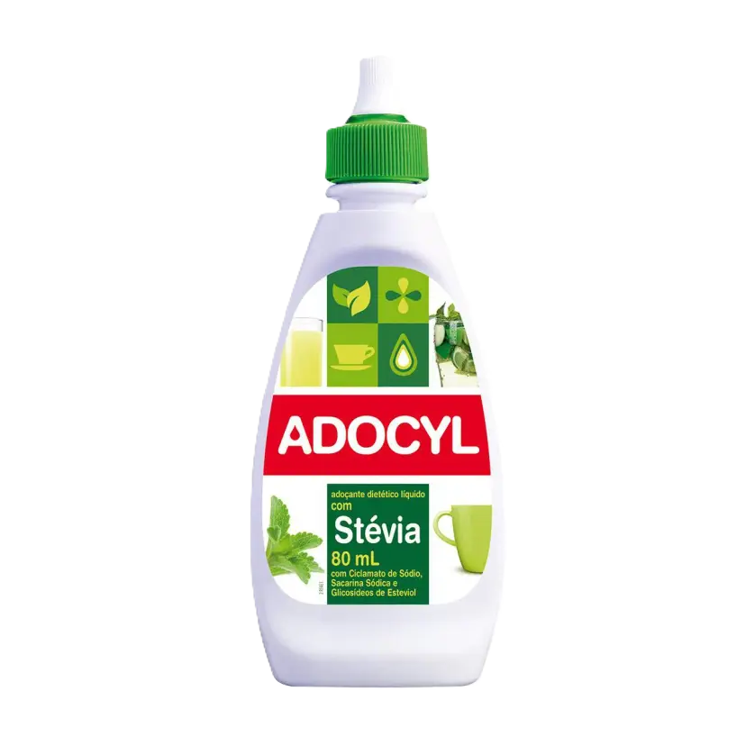 Adoçante Líquido Adocyl com Stevia 80ml