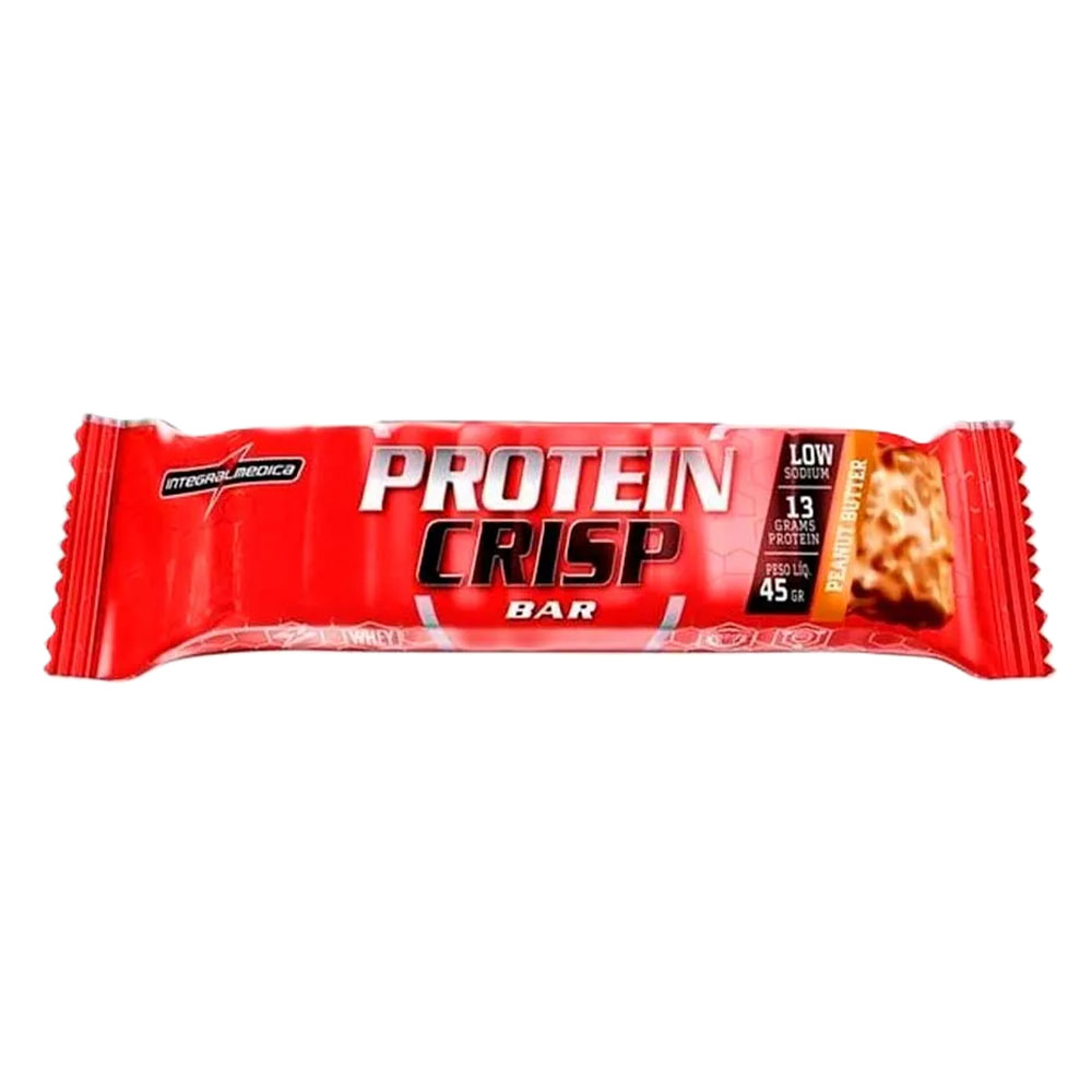 Barra Proteina Crisp 45g Peanut Butter - Integralmedica