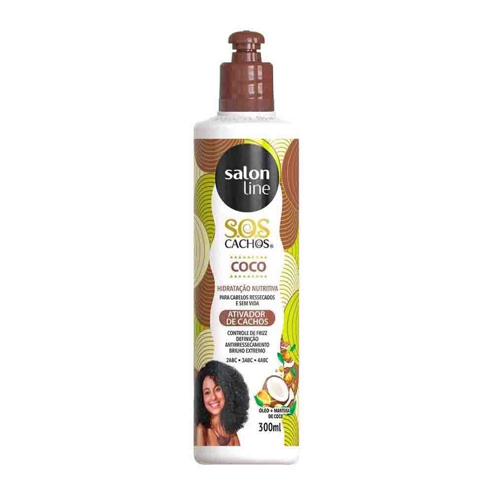 Ativador de Cachos Salon Line 300ml SOS Cachos Coco